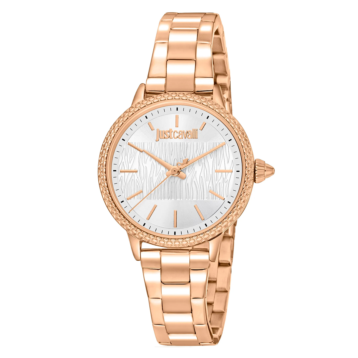 MONTRE JUST CAVALI FEMME SIMPLE ACIER